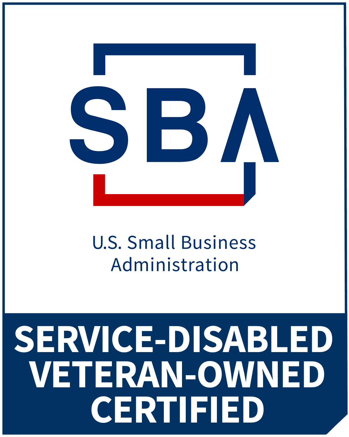 Service-Disabled Veteran-Owned Small Business Certified